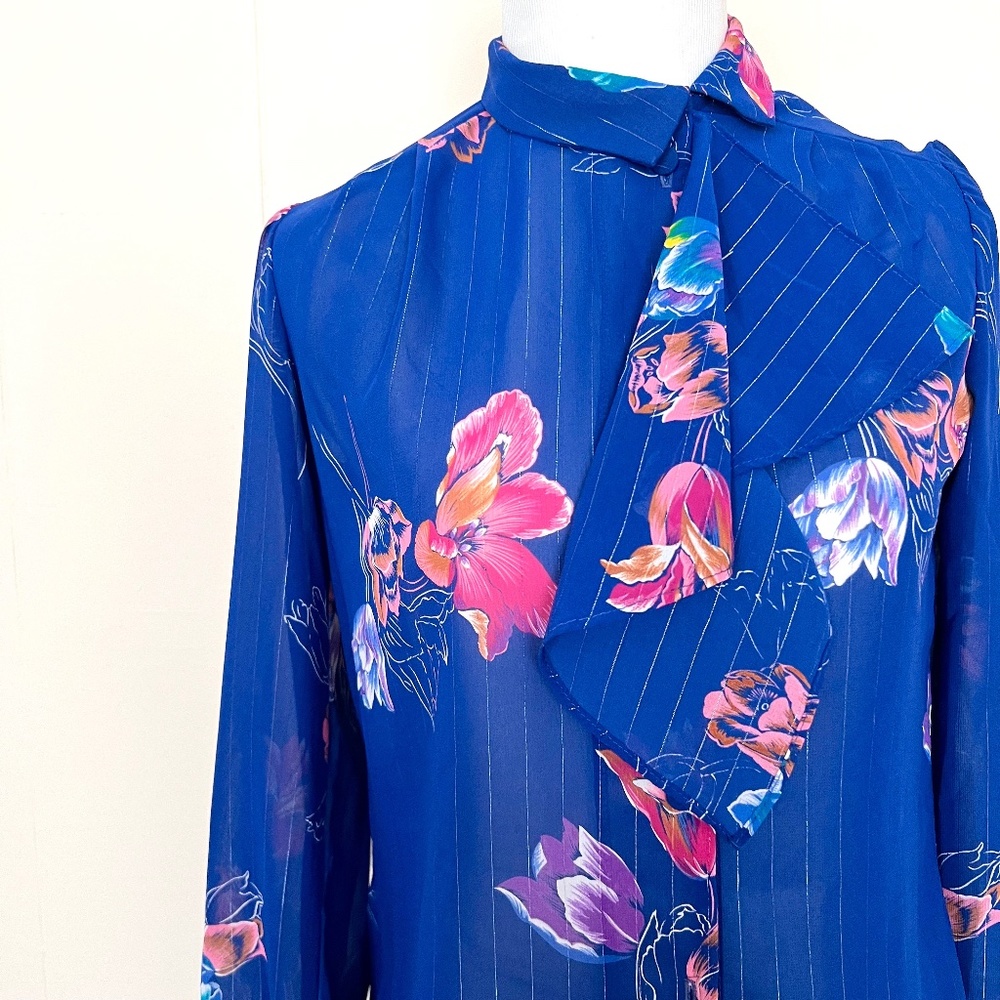 VTG Retro Floral Blouse
